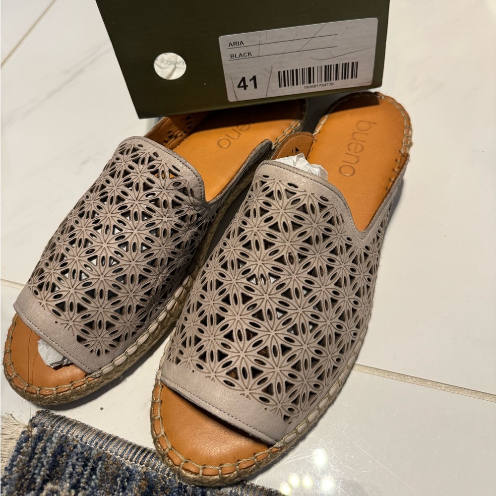 Bueno Black Espadrilles